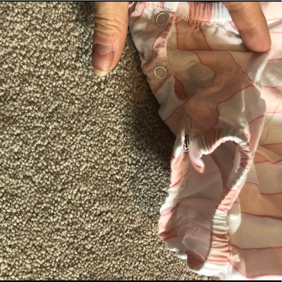 Janie and Jack Pink White One Piece Romper 0-3M - Picture 2 of 4